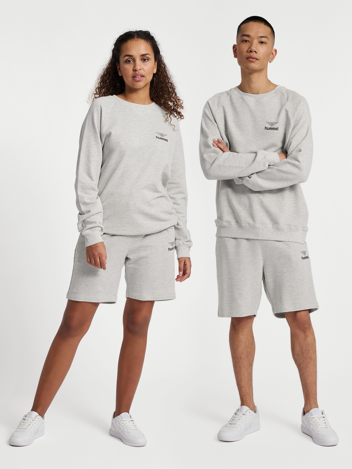 

Толстовка Hummel Hmlhive Lucas, серый меланж