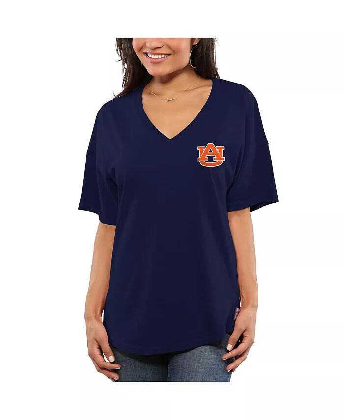 

Женская темно-синяя футболка оверсайз Auburn Tigers Spirit Jersey