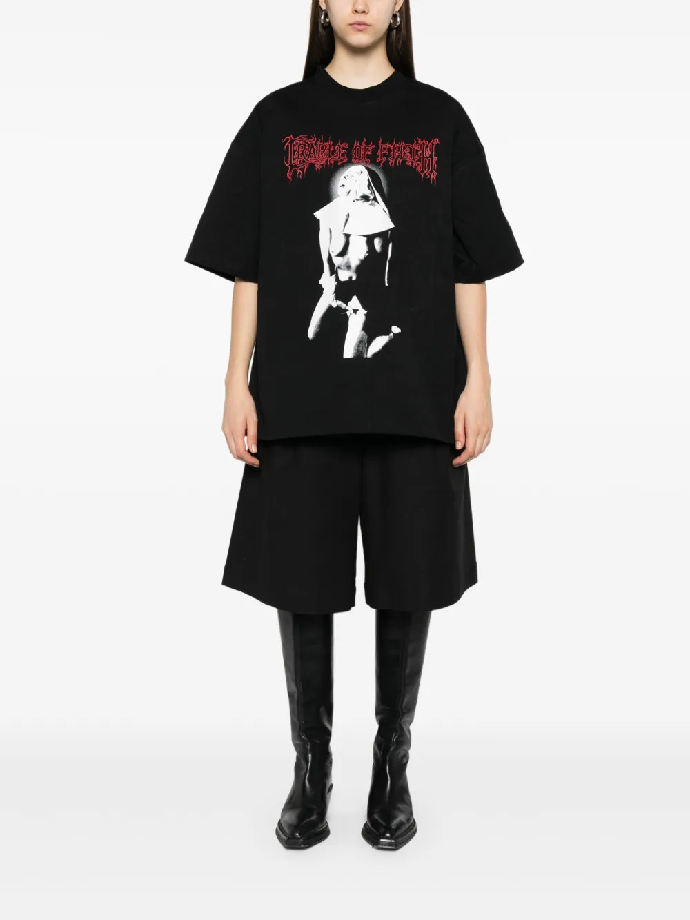 Футболка с фотопринтом VETEMENTS, черный — фото 3
