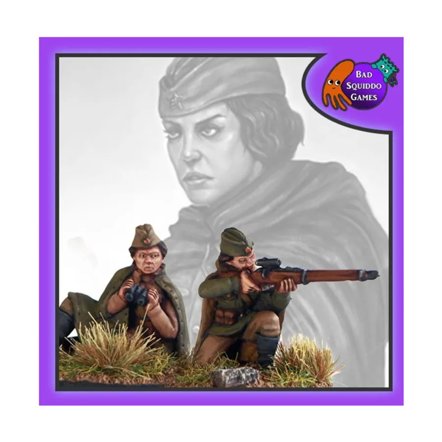 

Советская снайперская команда (Стоя на коленях), Women of WW2 - Soviet (28mm)