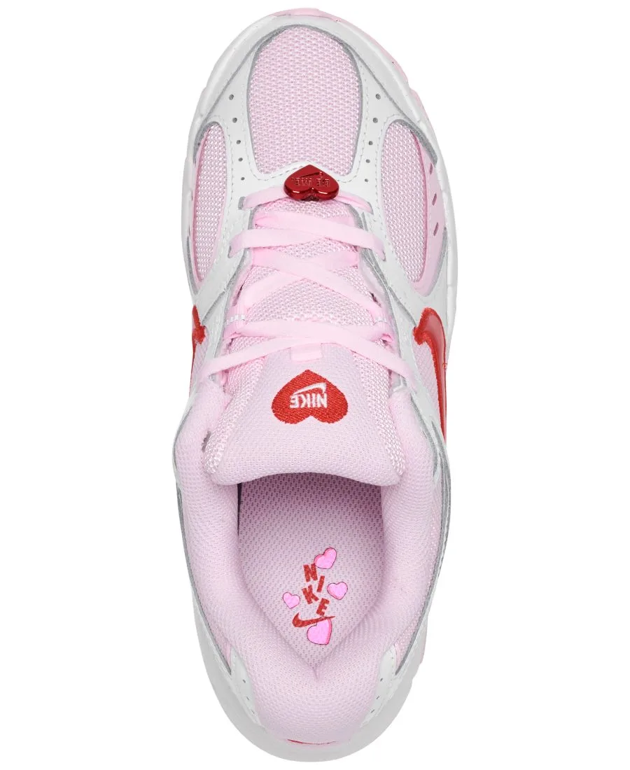 Детские повседневные кроссовки V5 RNR от Finish Line Nike, белый, розовый — фото 3