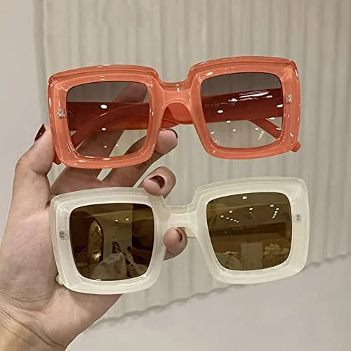 

Панк-солнцезащитные очки для женщин и мужчин, разноцветные солнцезащитные очки в стиле стимпанк, цветные очки с защитой от УФ-излучения UV400 MTZJH, Brown-brown