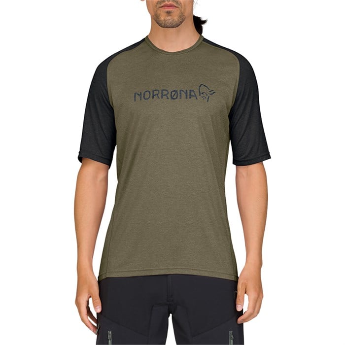 

Легкая футболка с коротким рукавом Fjora equaliser Norrona, Olive Night