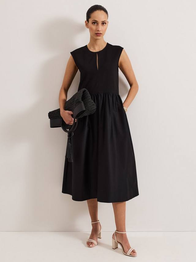 

Тканевое платье дженни микс Phase Eight, черный