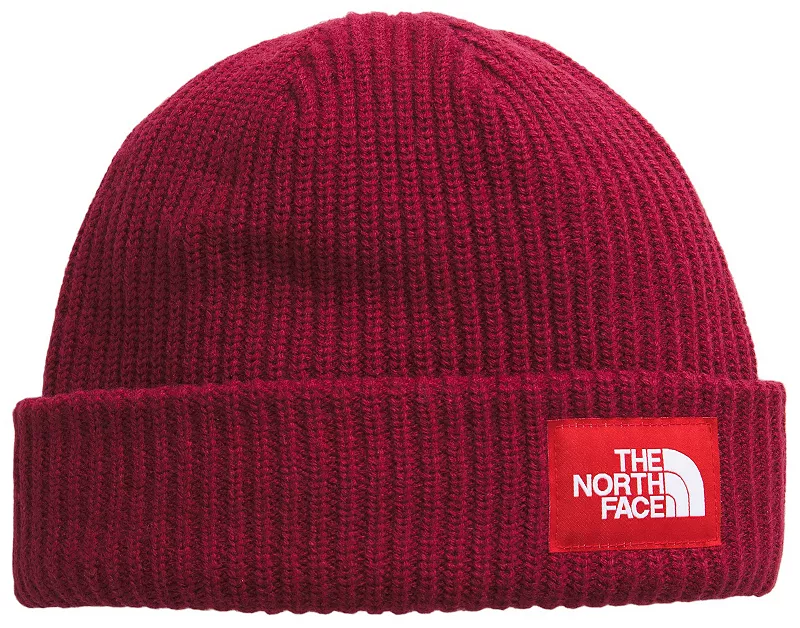 

Шапка-бини The North Face на соленой подкладке, цвет Beetroot/Tnf Red