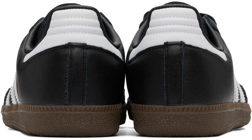 Черные кроссовки Samba OG Adidas Originals, Core black/Cloud white/Clear granite — фото 2