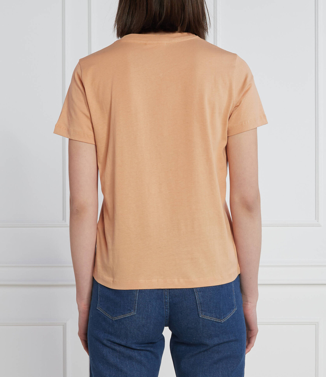 Футболка Calvin Klein regular fit, цвет pesca — фото 4