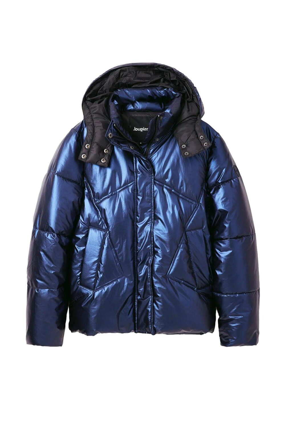 

Куртка Desigual блестящая, синий