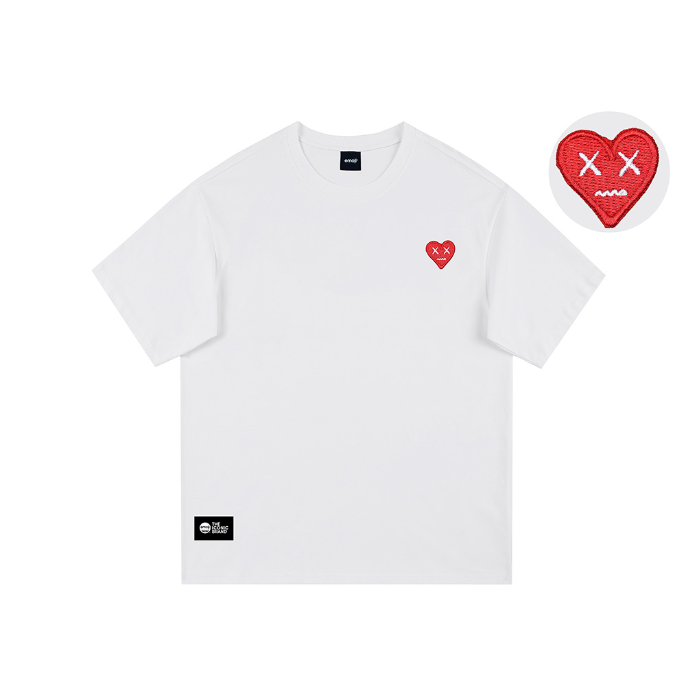 

Футболка унисекс Emoji, Dark Gray Red