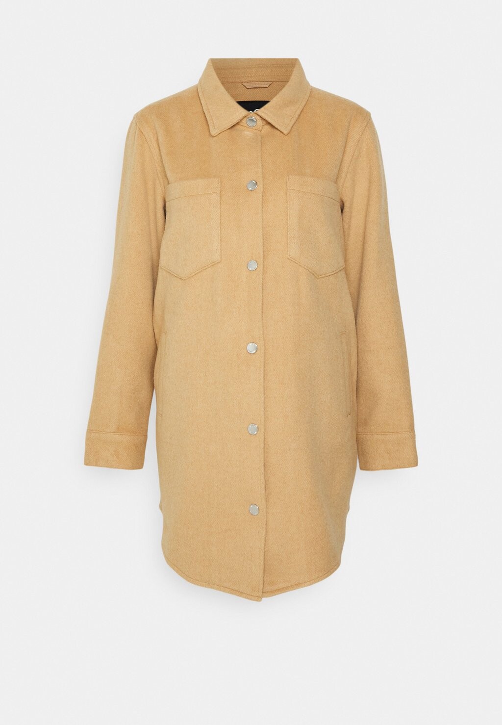 

Классическое пальто LONG SHACKET STATEMENT Hollister Co., бежевый
