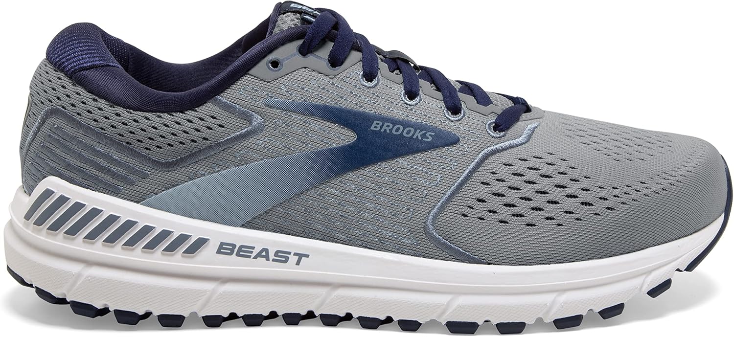 Мужские беговые кроссовки Brooks Beast '20 с поддержкой, синий/серый — фото 2