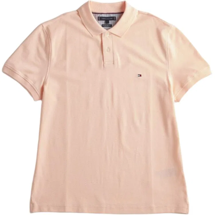 Поло мужское Pink Tommy Hilfiger