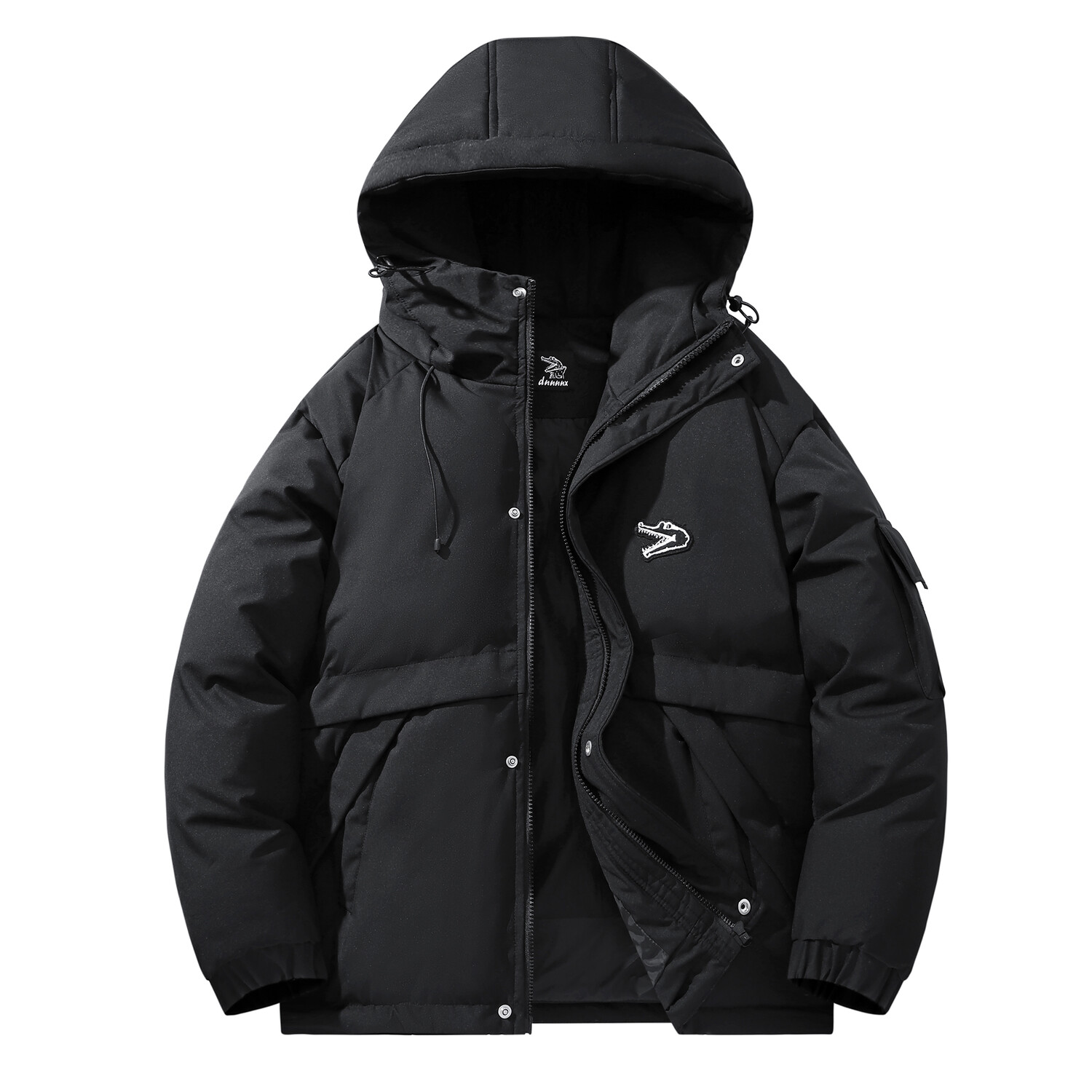 

Dnnnnx Стеганая куртка унисекс, Бежевый