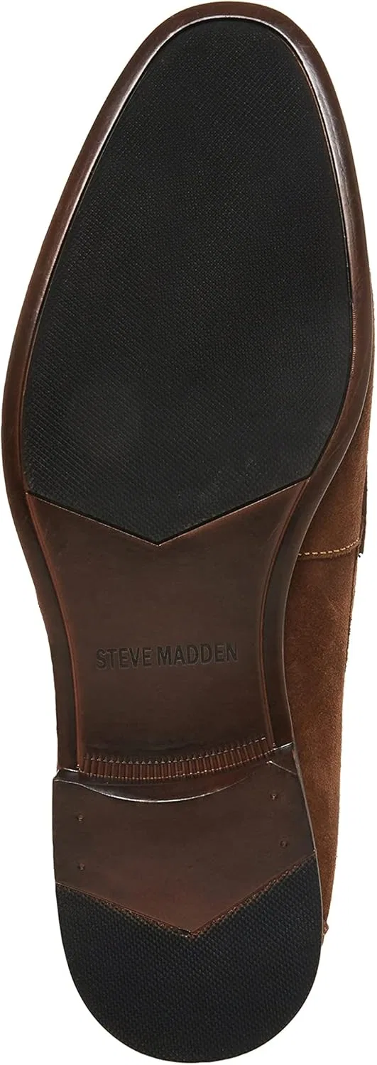 Лоферы Steve Madden, табачный замш — фото 4
