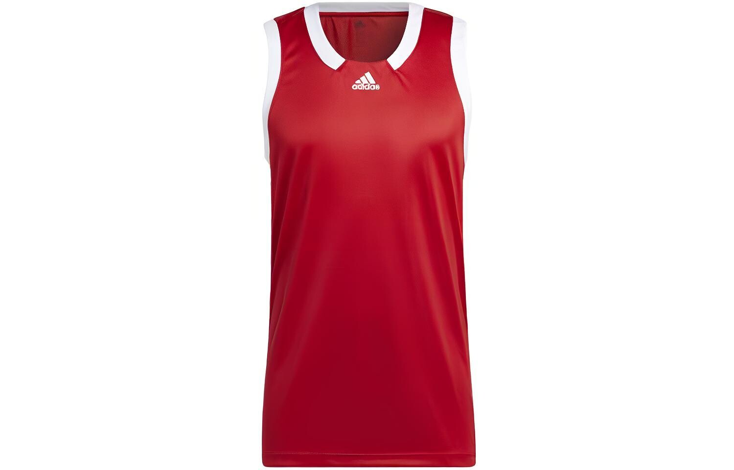 

Баскетбольная майка мужская красная Adidas, красный