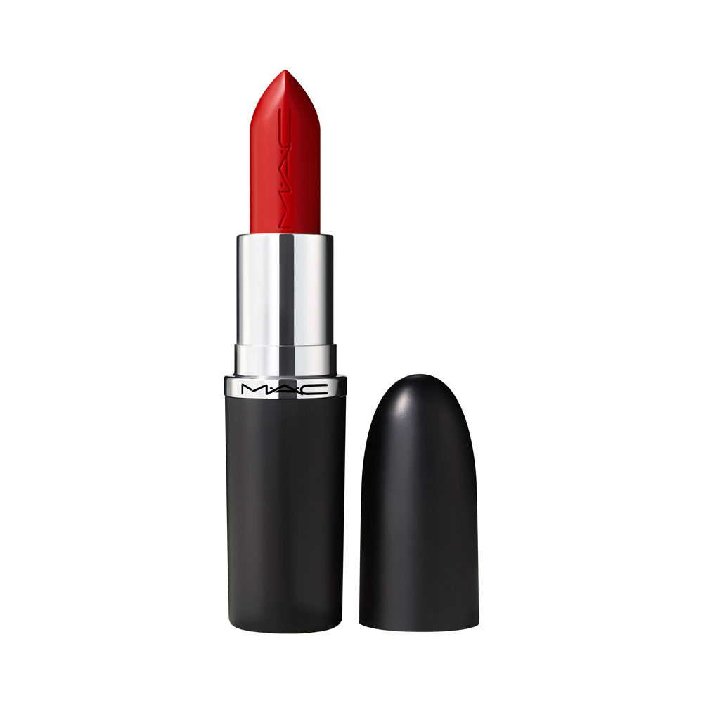 

Помада m·a·cximal sleek satin lipstick Mac, цвет left on red, вес 3.5 гр.