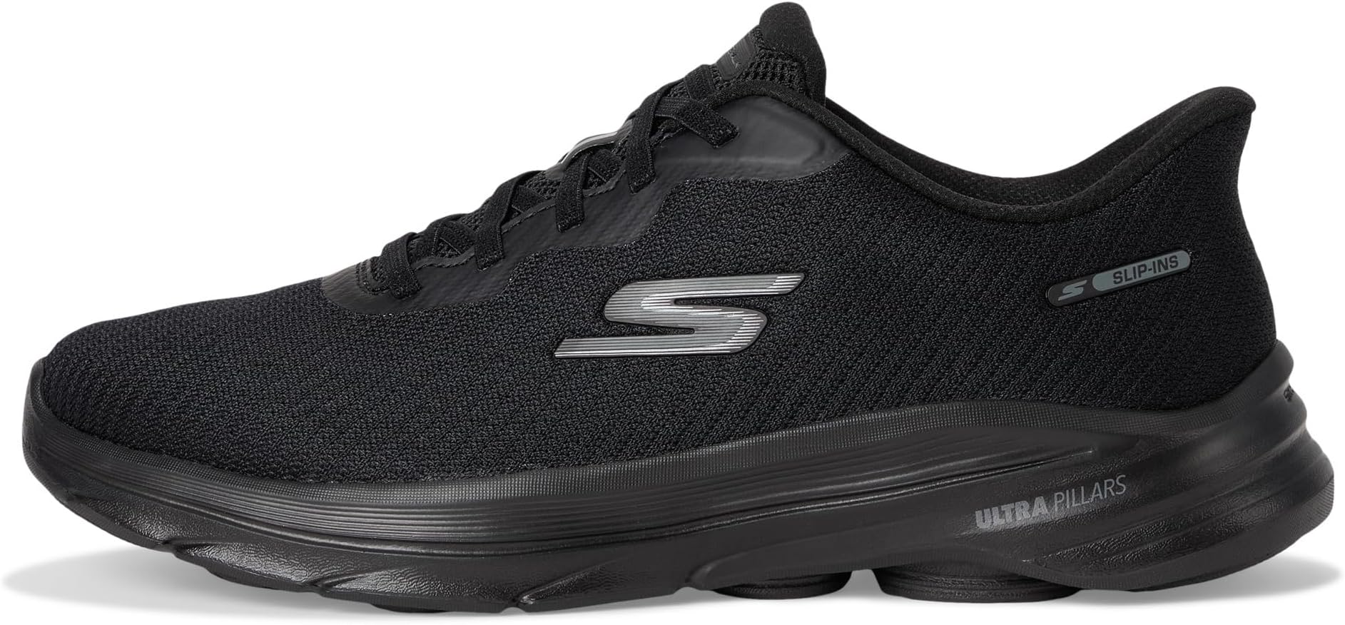 Кроссовки SKECHERS Performance Go Walk 8 Nadia Hands Free Slip-Ins, Black/Black — фото 4
