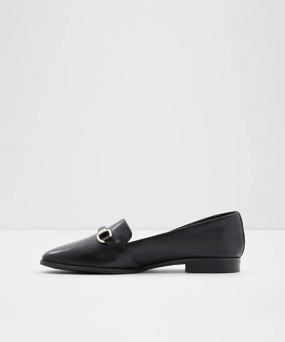 Женские мокасины с круглым носком Aldo, черный — фото 4