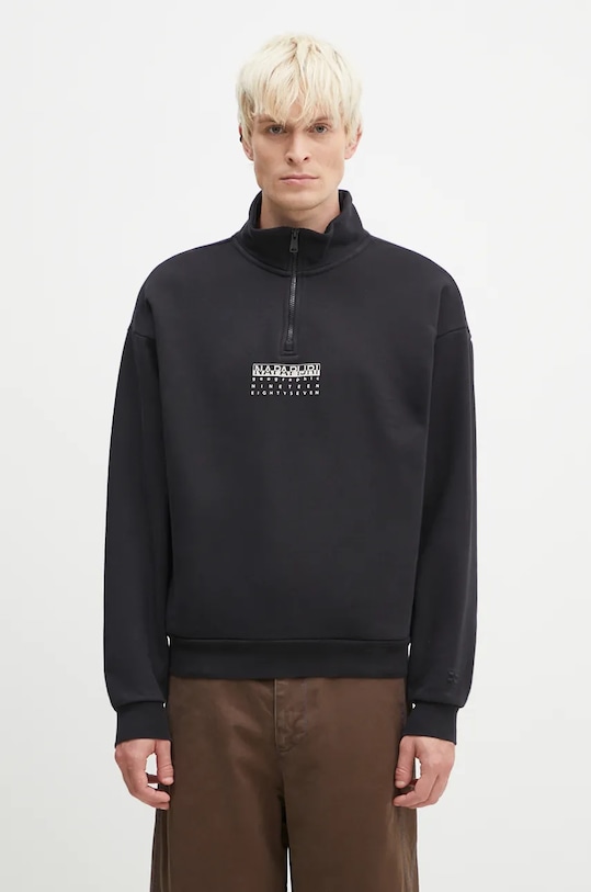 

Хлопковая толстовка B-Premium Hz Napapijri, черный