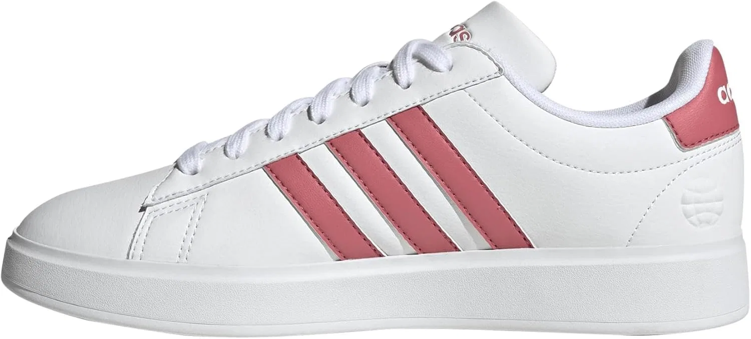 Кроссовки теннисные adidas Grand Court 2.0, White/Pink Strata/White