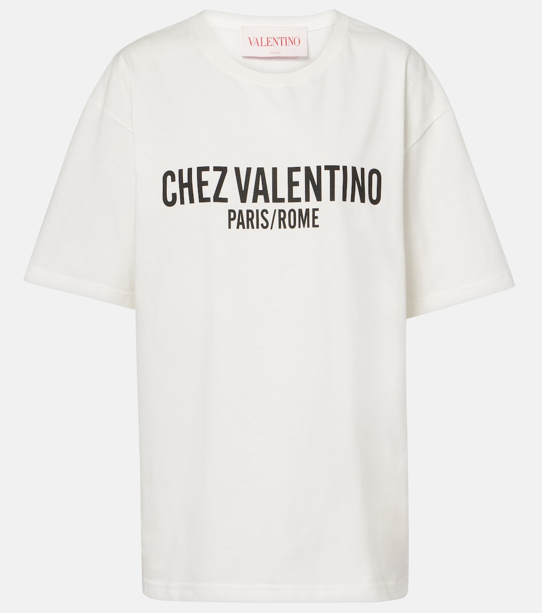 

Футболка из хлопкового джерси Valentino, Avorio