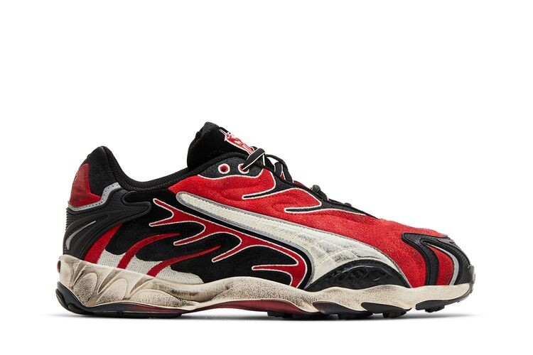 

Кроссовки Puma A$AP Rocky x Inhale Distressed Pack - Black Pop Red, красный
