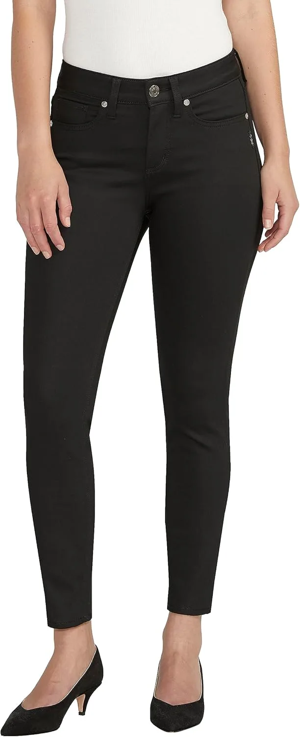 

Silver Jeans Co. Женские джинсы Suki Mid Rise Curvy Fit Skinny