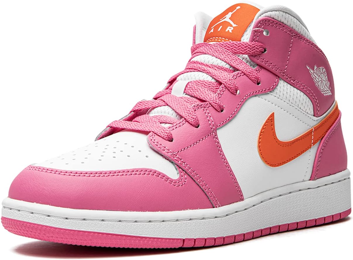 Кроссовки Jordan Boy's Modern, белый/оранжевый/розовый — фото 4