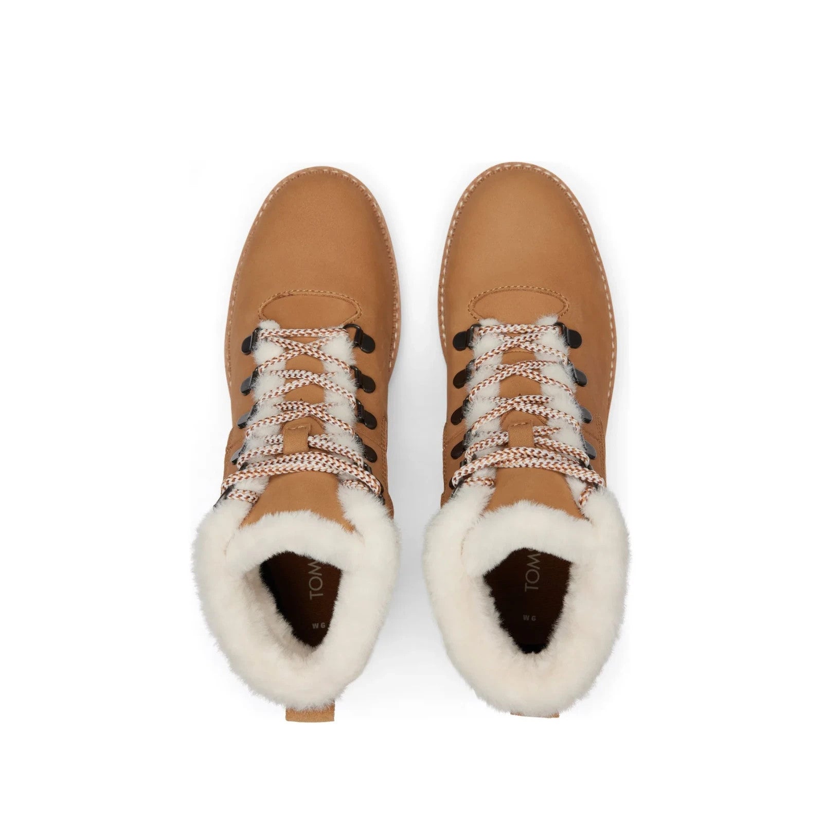 Женские коричневые замшевые треккинговые ботинки TOMS Mojave — фото 4