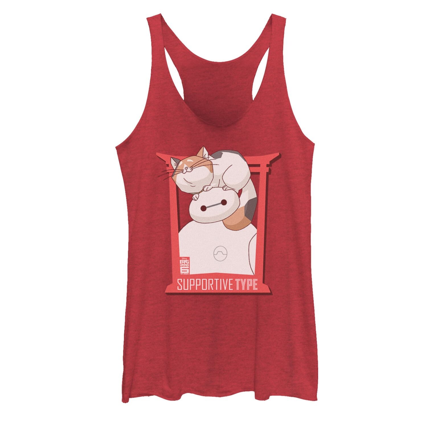 

Disney's Big Hero 6 The Series Юниорский танк Baymax и Cat Graphic Tank Licensed Character