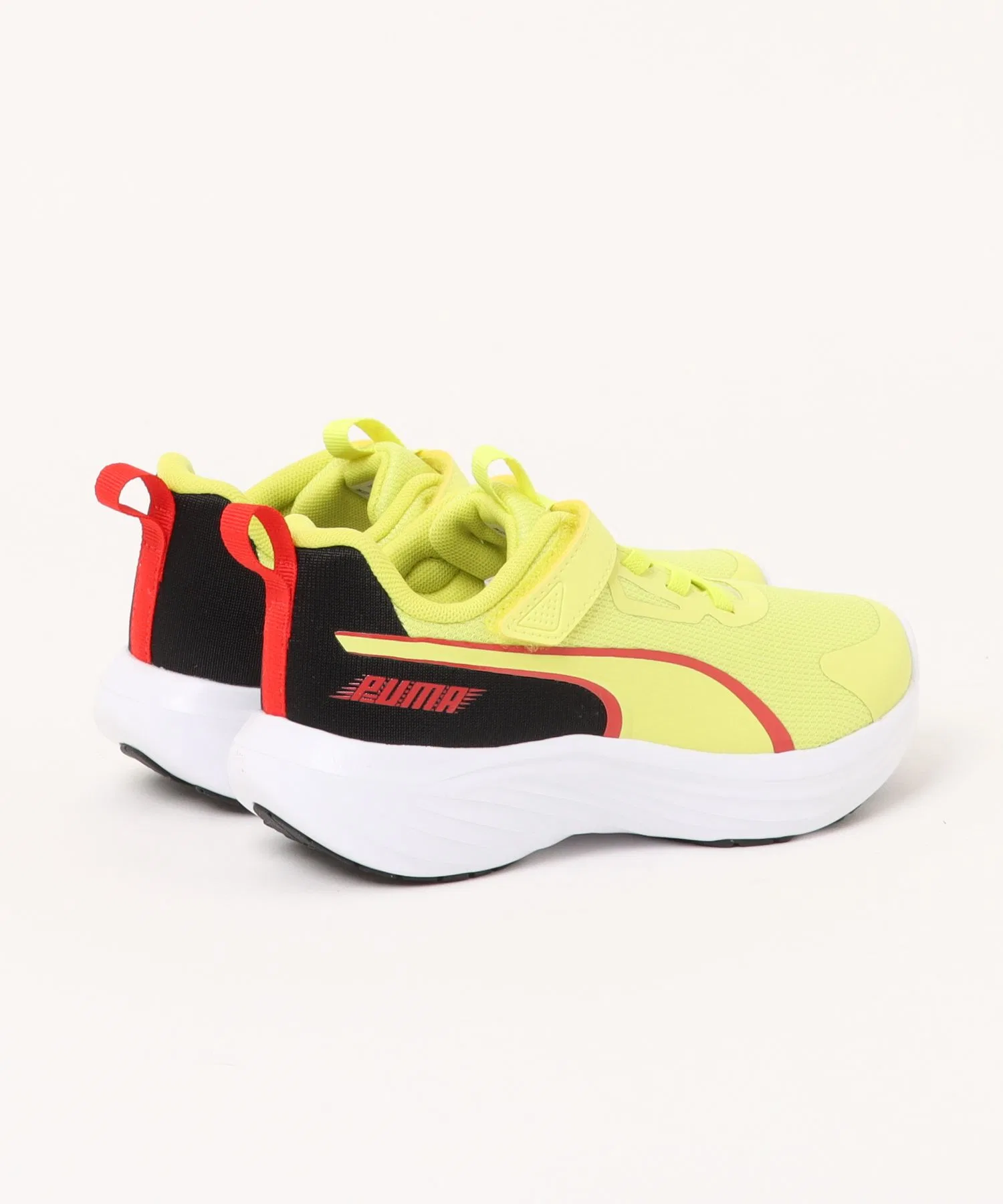 Детские кроссовки PUMA SPEED MONSTER V5 для бега жёлто-чёрные — фото 2