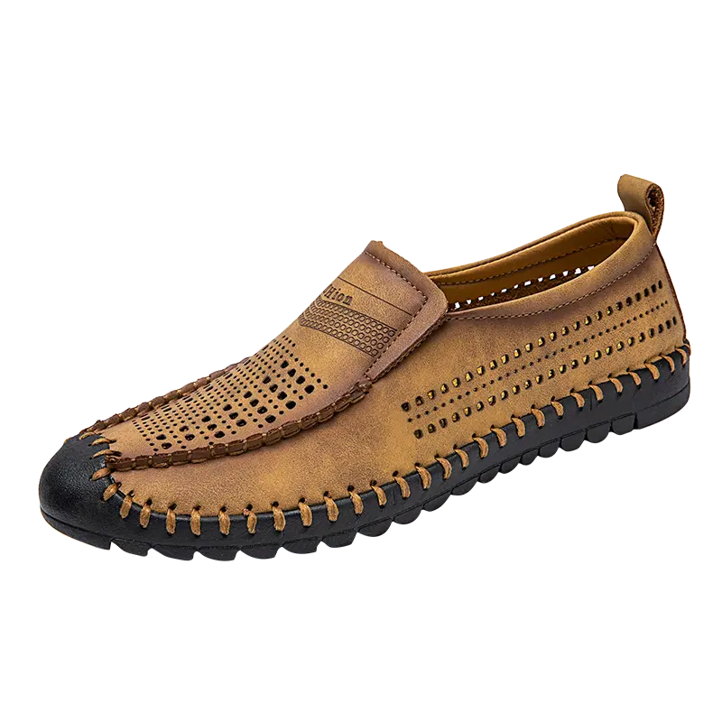 

KUPE Мужские повседневные туфли мужские низкие топы коричневые, цвет Brown