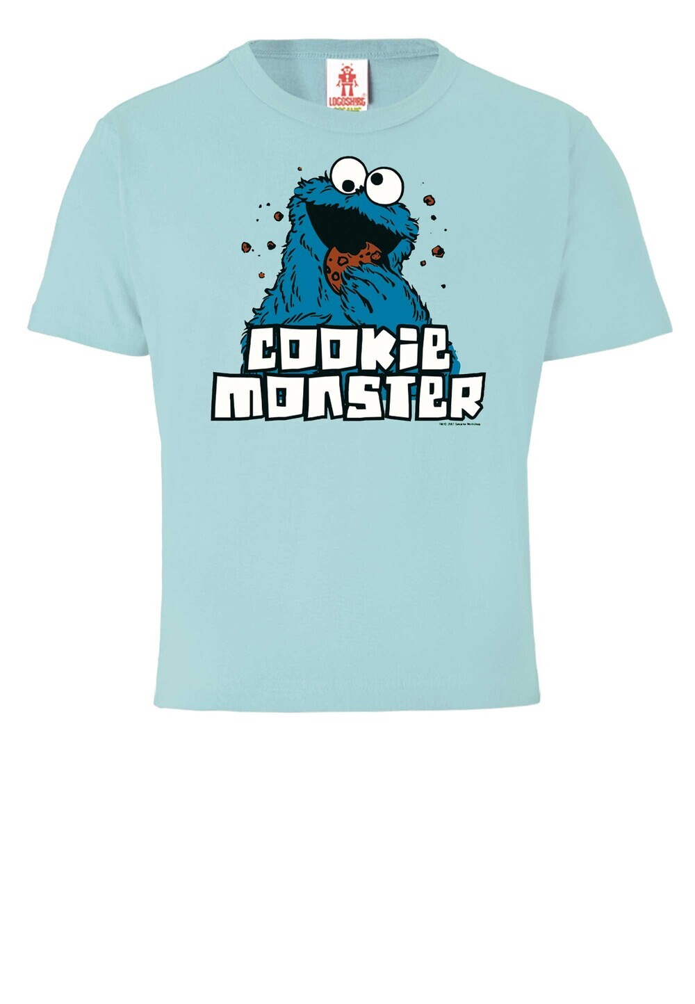 

Футболка Logoshirt Krümelmonster, светло-синий