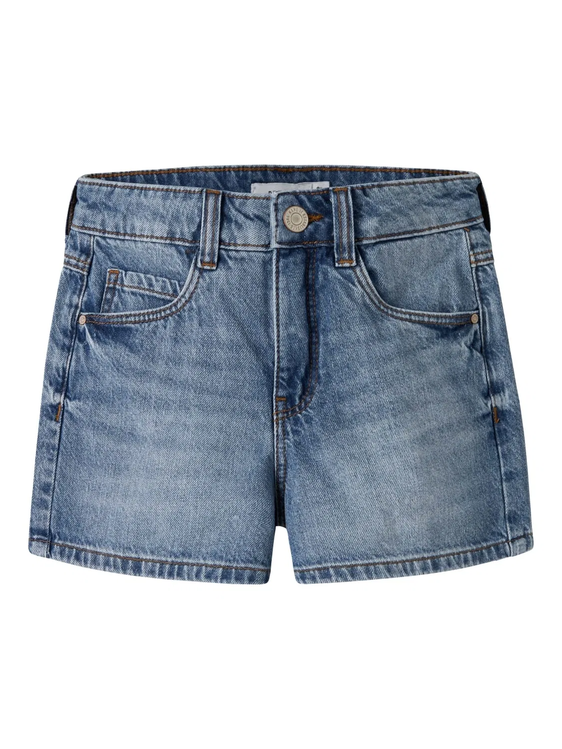 Шорты джинсовые с завышенной талией Name it, medium blue denim