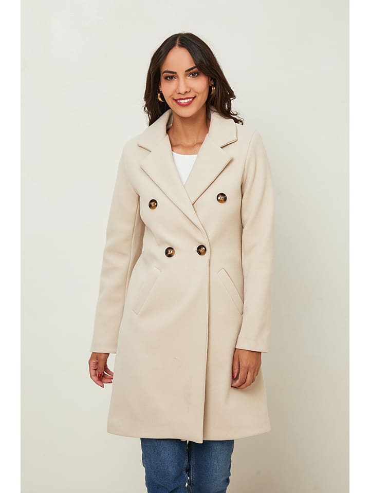 

Переходное пальто кремового цвета L'armoire de Suzette