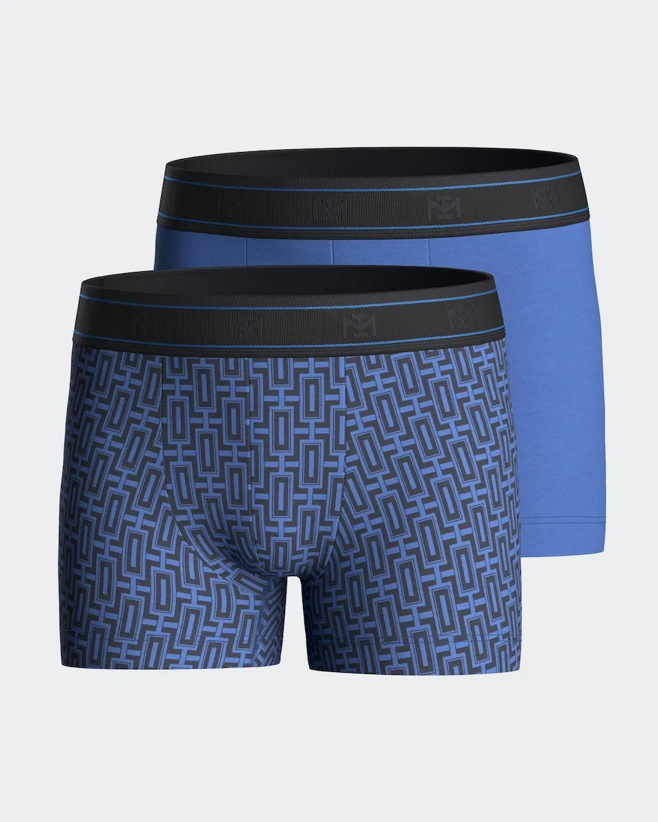 

Набор из двух детских боксеров из хлопка Impetus, синий