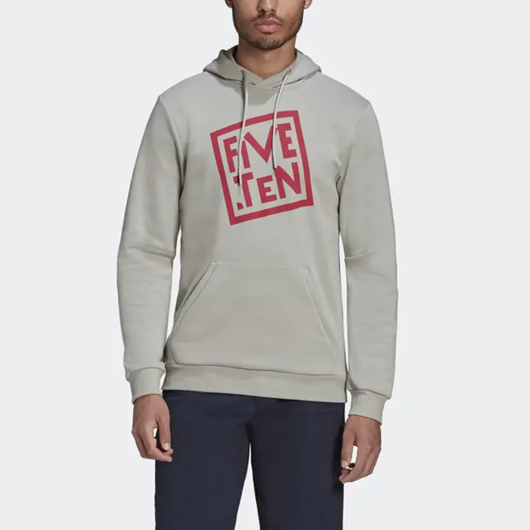 Толстовка мужская металлик серый Adidas, серый — фото 2