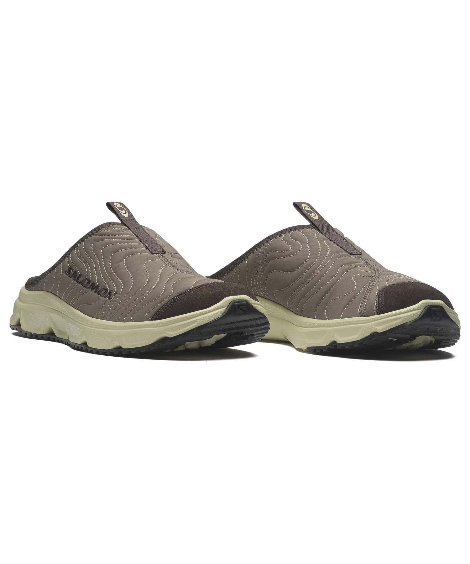 Мужские сланцы SALOMON RX SLIDE 3.0 ATQ с логотипом оливковые