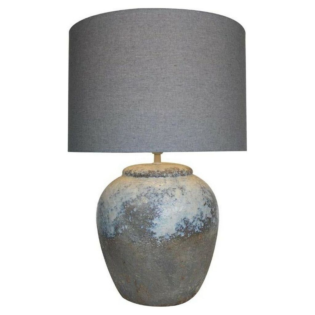 

Настольная лампа DKD Home Decor Canvas Ceramic Grey (38 x 38 x 60 см), черный