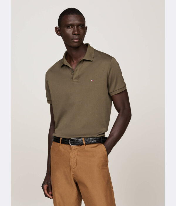 

Поло Tommy Hilfiger Essential Regular Fit, зеленый