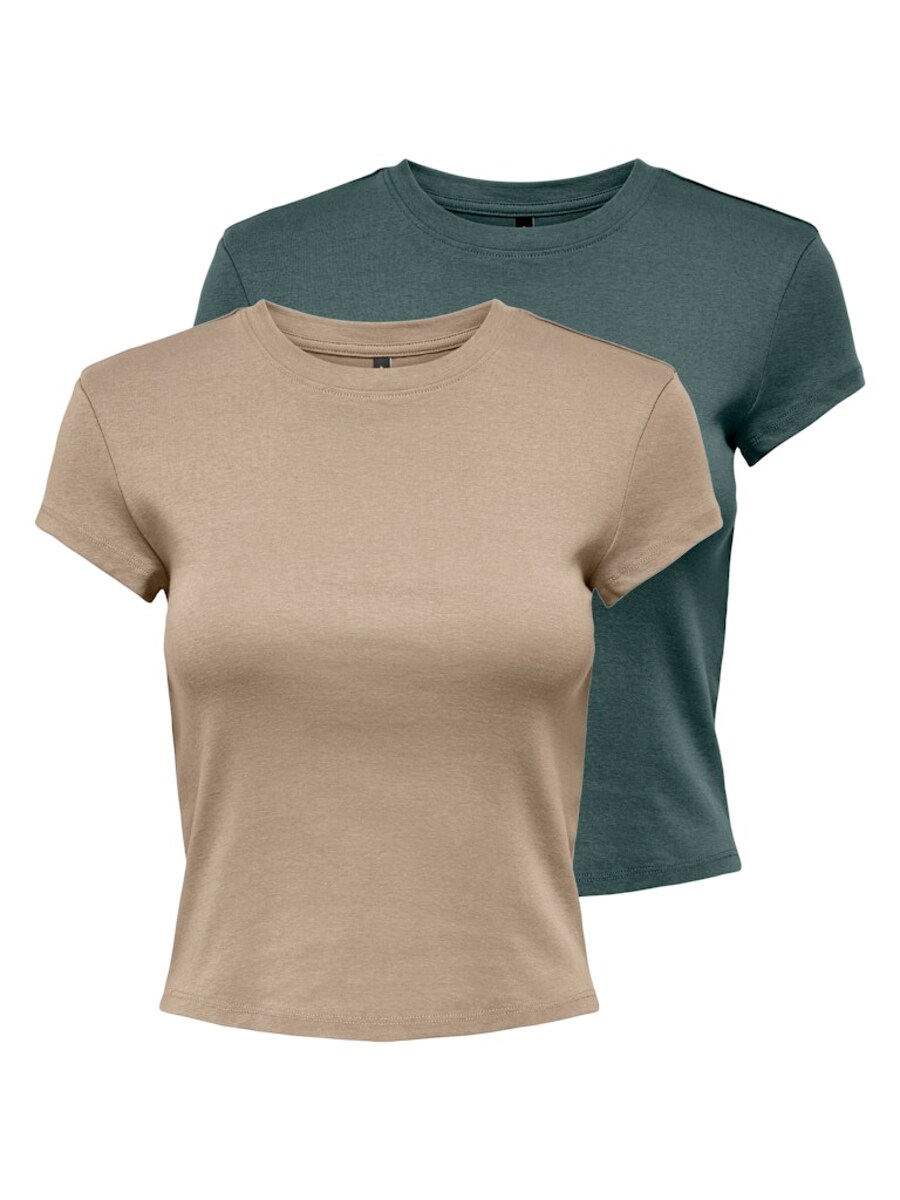 

Рубашка ONLY, цвет Dark beige/Dark green
