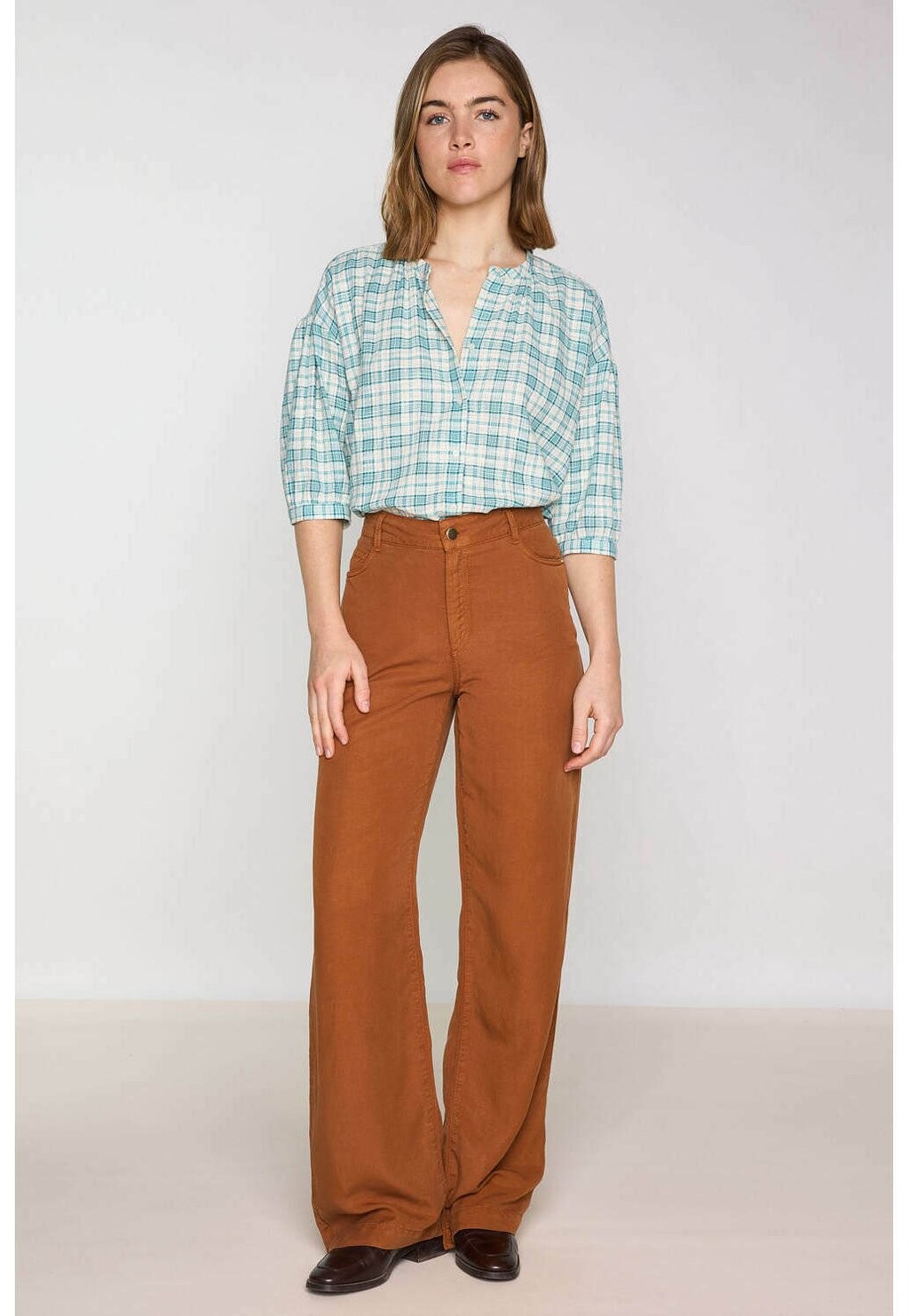 

Блуза BELLE CARREAUX Maison 123, бирюзовый