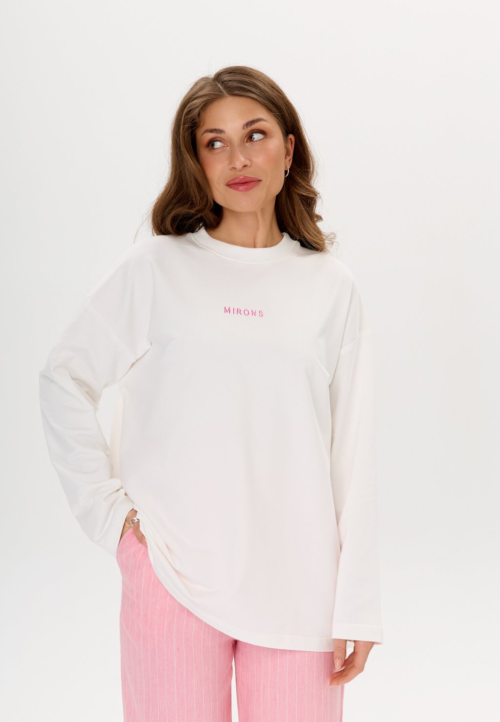 

Топ с длинными рукавами LONGSLEEVE MIRONS, кремовый