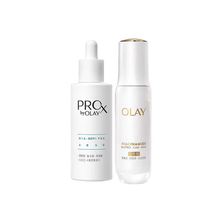 Olay Набор сывороток Dewy Dark Spot Lightening Shiro Bottle для осветления, увлажнения и антиоксидантной защиты, Two-Piece Set: Dark Spot Lightening Shiro Bottle Serums 40ml+Dewy Shiro Bottle Serums 30ml — фото 4
