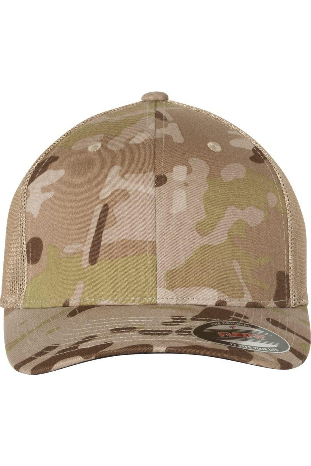 

Кепка дальнобойщика Flexfit, цвет multicam arid/ tan