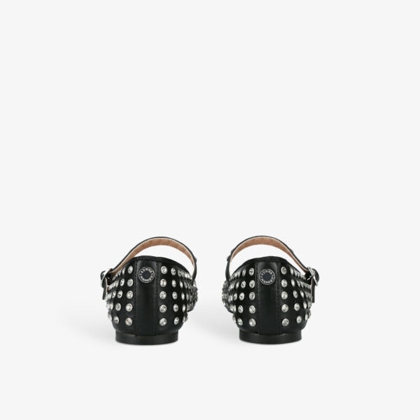 Туфли женские Steve Madden Vinetta-R украшенные стразами, серебряный/черный — фото 4