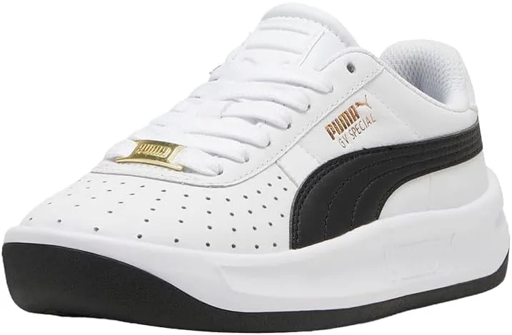 Детские кроссовки PUMA для мальчиков Gv Special с перфорацией и шнуровкой, повседневные - белые, белый/черный — фото 3