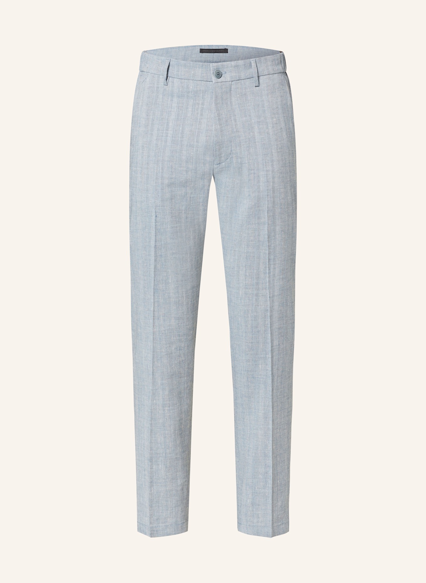 

Костюмные брюки ajend extra slim fit с льном Drykorn, синий