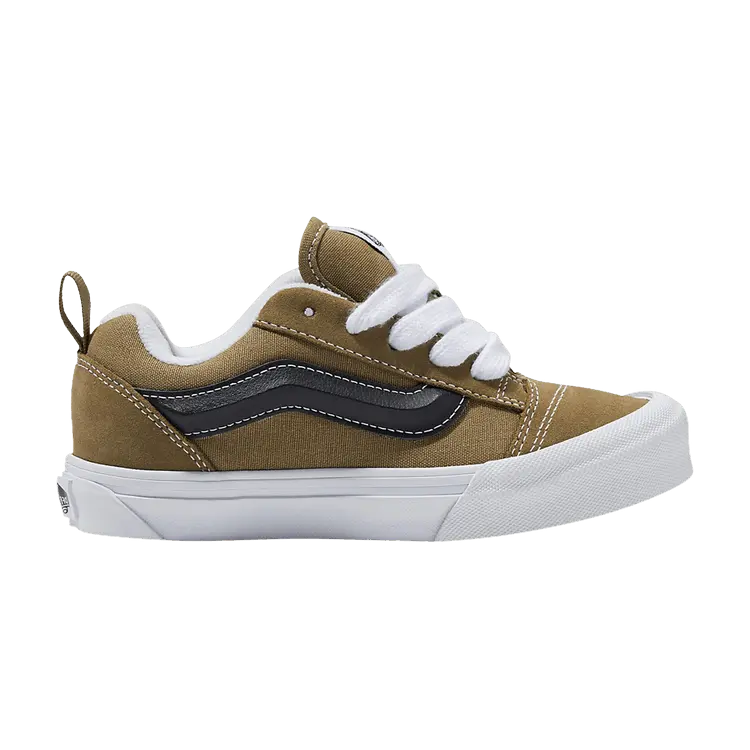 

Кроссовки Vans Knu-Skool Kids Olive Black, зеленый