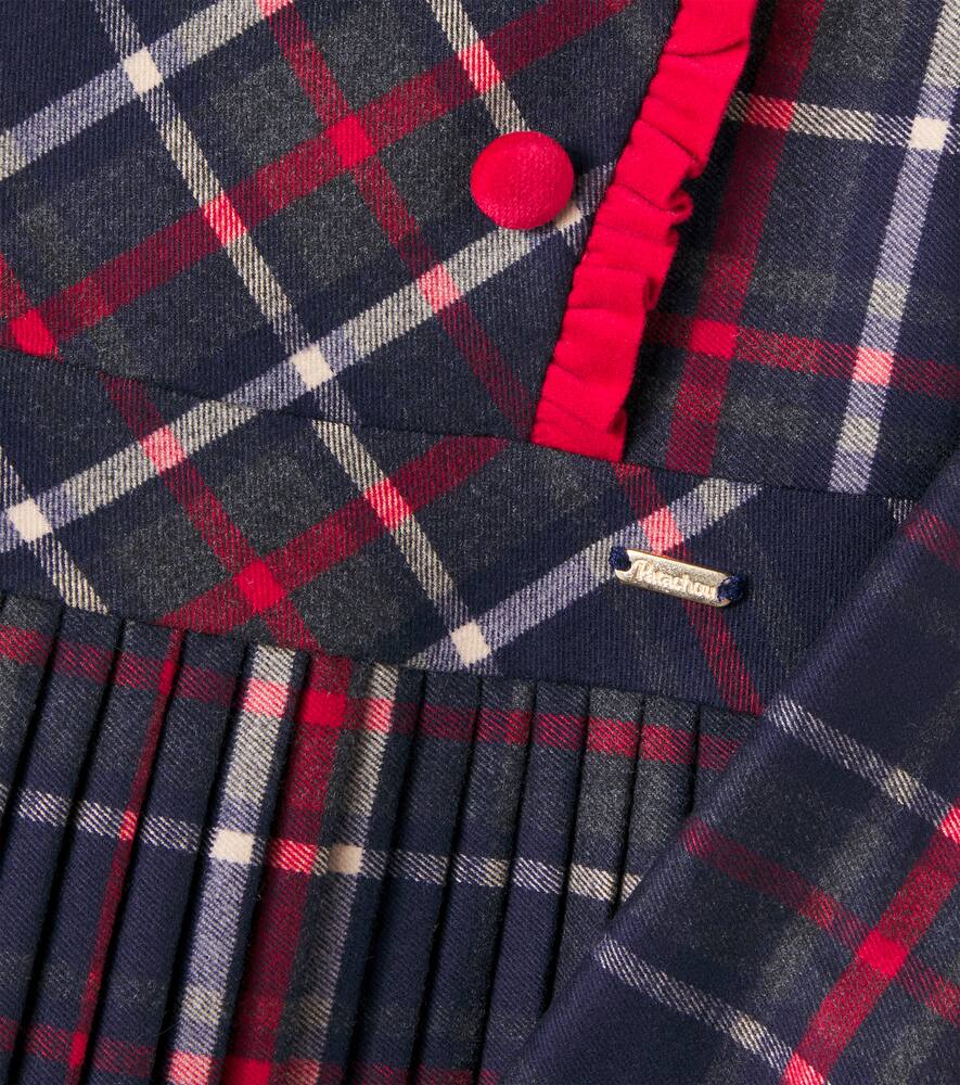 Платье плиссированное в клетку Patachou, Balmoral Tartan F25-5 — фото 3